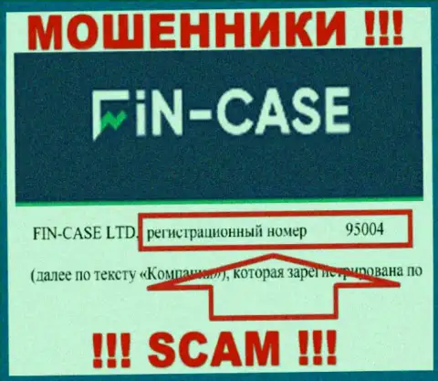 Регистрационный номер конторы Fin-Case Com: 95004