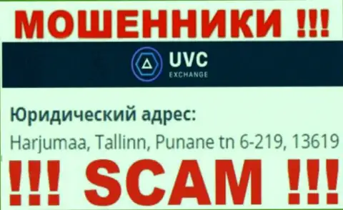 ЮВСЭксчендж - это незаконно действующая организация, которая скрывается в офшорной зоне по адресу - Harjumaa, Tallinn, Punane tn 6-219, 13619