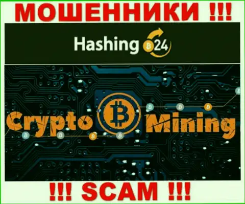 Во всемирной сети прокручивают свои делишки мошенники Хэшинг 24, направление деятельности которых - Crypto mining
