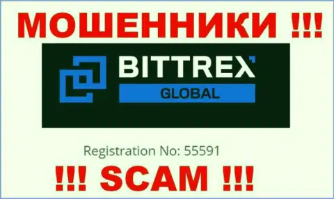Организация Bittrex зарегистрирована под вот этим номером - 55591