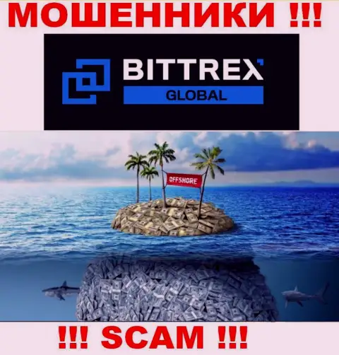 Bermuda Islands - именно здесь, в оффшорной зоне, зарегистрированы интернет мошенники Bittrex Com