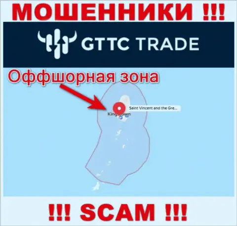 ЛОХОТРОНЩИКИ GT TC Trade имеют регистрацию довольно-таки далеко, а именно на территории - Сент-Винсент и Гренадины