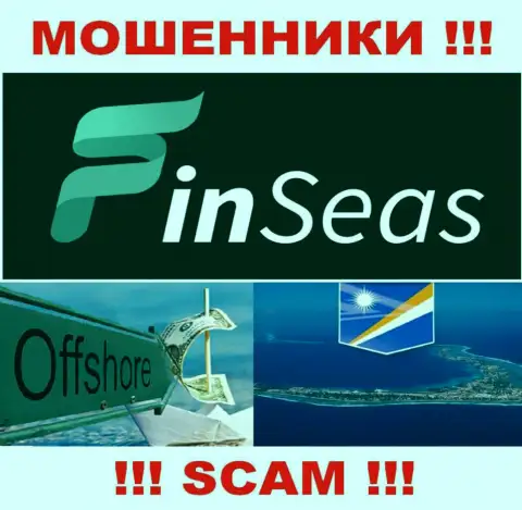 FinSeas намеренно обосновались в оффшоре на территории Маршалловы острова - это ОБМАНЩИКИ !!!