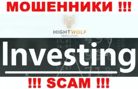Будьте очень бдительны !!! HightWolf Com - это стопудово интернет-мошенники !!! Их работа противоправна
