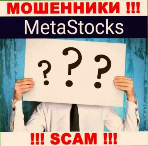 На сервисе MetaStocks Org и в инете нет ни единого слова про то, кому конкретно принадлежит данная организация
