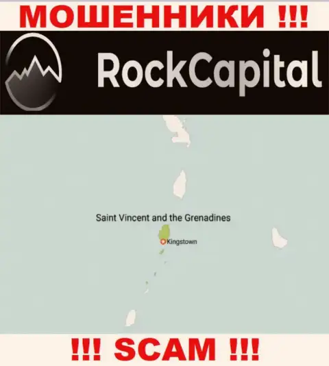 С Rock Capital взаимодействовать ДОВОЛЬНО РИСКОВАННО - прячутся в оффшоре на территории - St. Vincent and the Grenadines