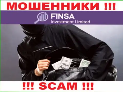 Не ведитесь на обещания заработать с интернет-мошенниками ФинсаИнвестментЛимитед Ком - это ловушка для доверчивых людей