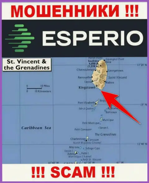 Офшорные интернет-лохотронщики Esperio прячутся здесь - Kingstown, St. Vincent and the Grenadines