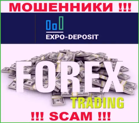 Форекс - это вид деятельности мошеннической компании Expo Depo Com
