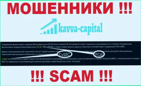 Financial Conduct Authority - это дырявый регулирующий орган, якобы контролирующий работу Kavva Capital Cyprus Ltd