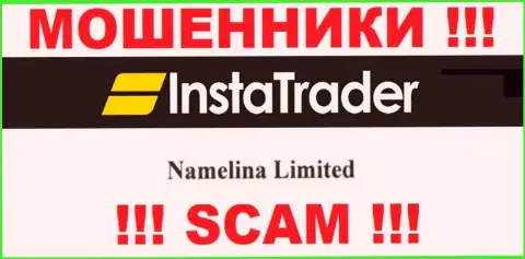 Юридическое лицо организации Намелина Лимитед - Namelina Limited, информация взята с официального сайта
