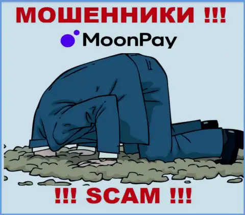 На сайте мошенников Moon Pay нет ни намека о регуляторе данной организации !!!